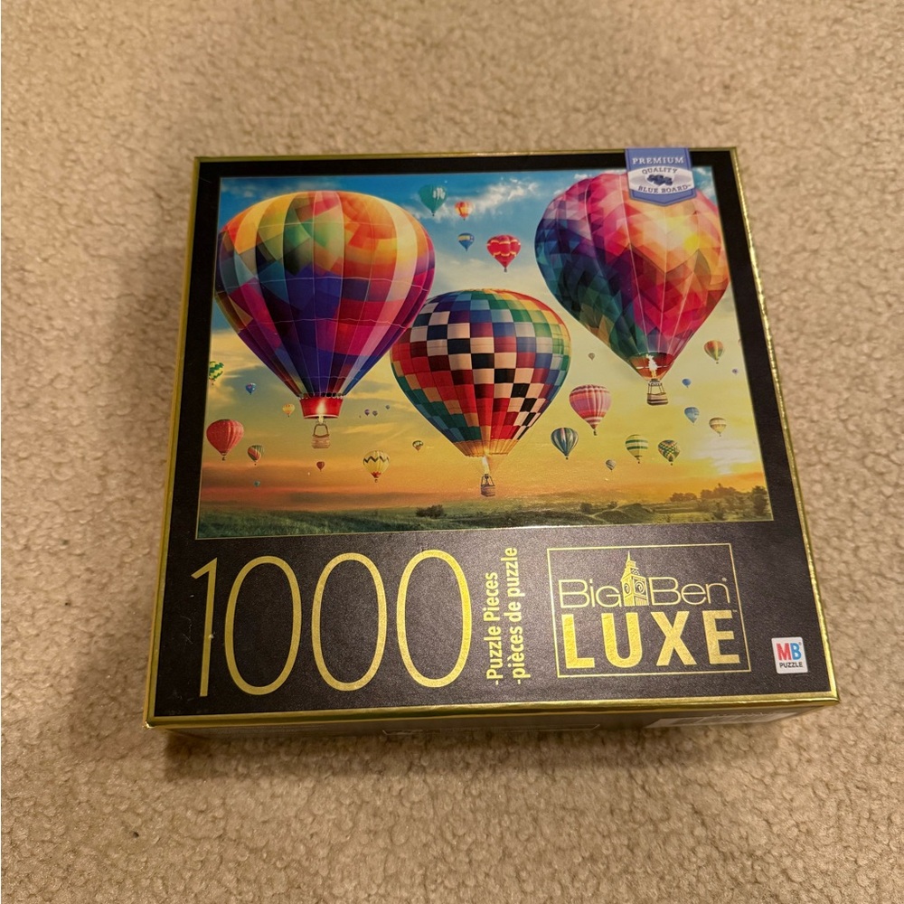 Luxe Hot Air Balloon Puzzle - 1000 Pieces
